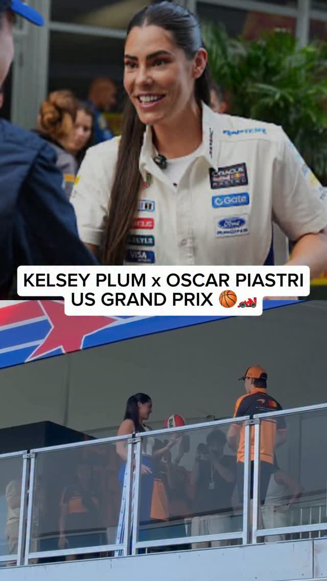 Kelsey Plum teaches Oscar Piastri t... on MILLIONS Kelsey Plum teaches Oscar Piastri t...