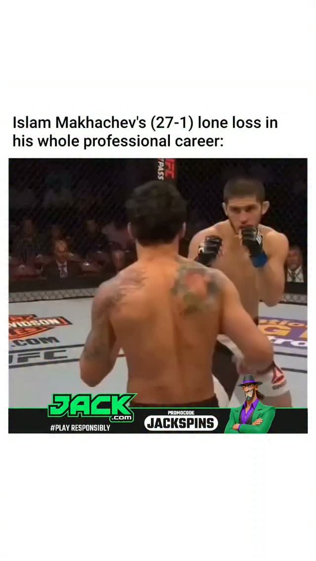 Islam Makhachev's lone professional...