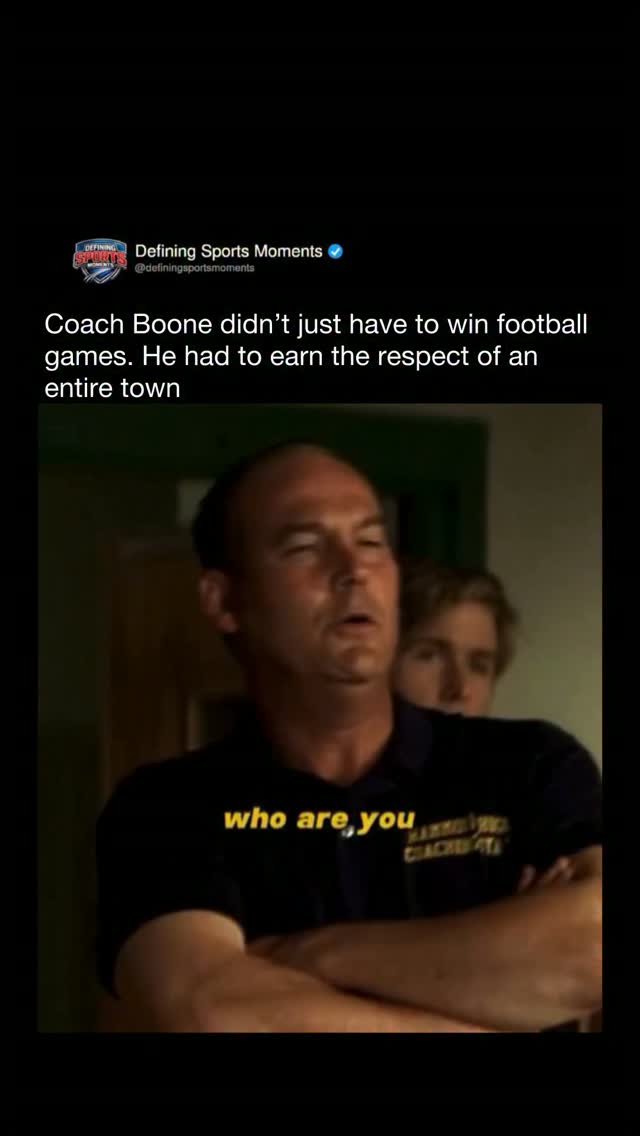 Remember the Titans: Coach Boone's ...