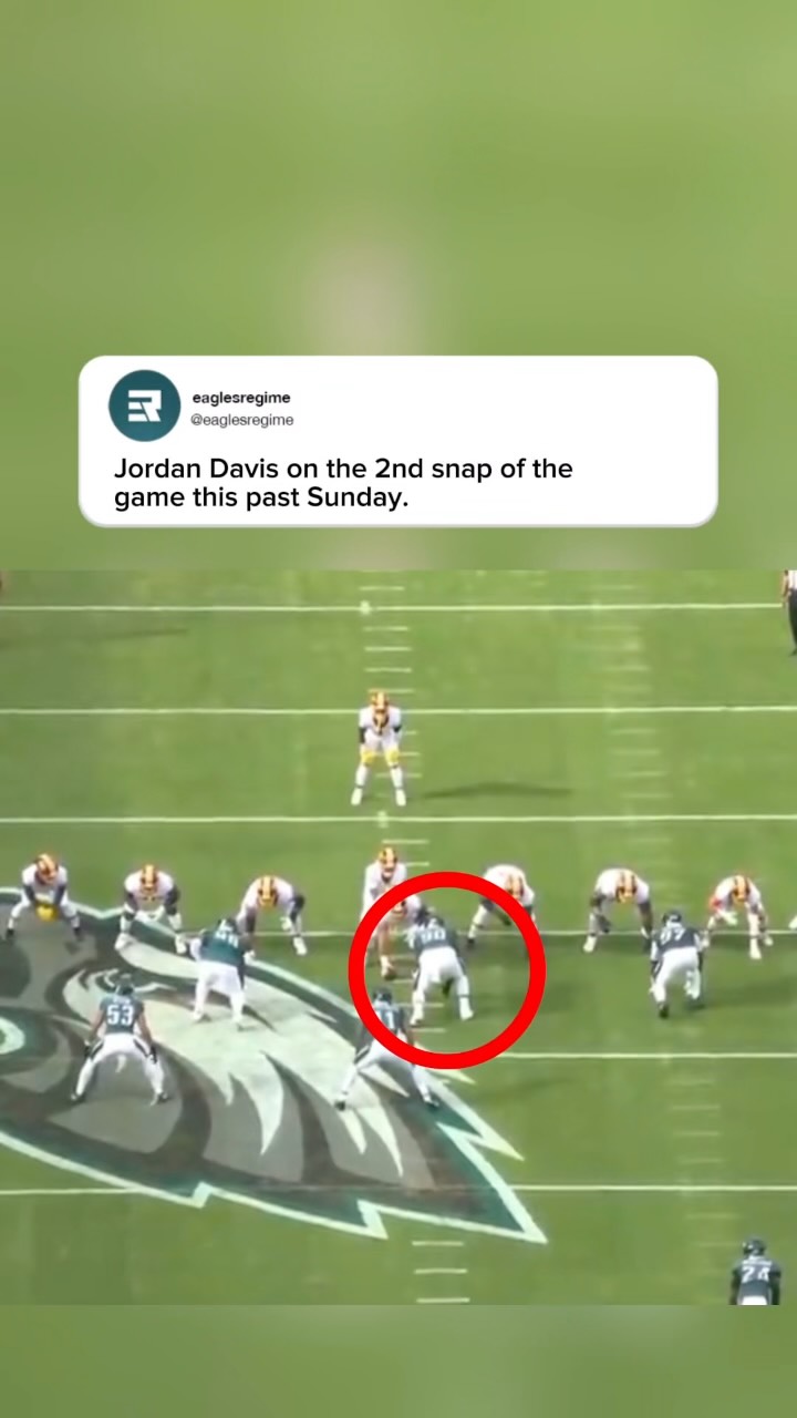Jordan Davis's impressive performan...
