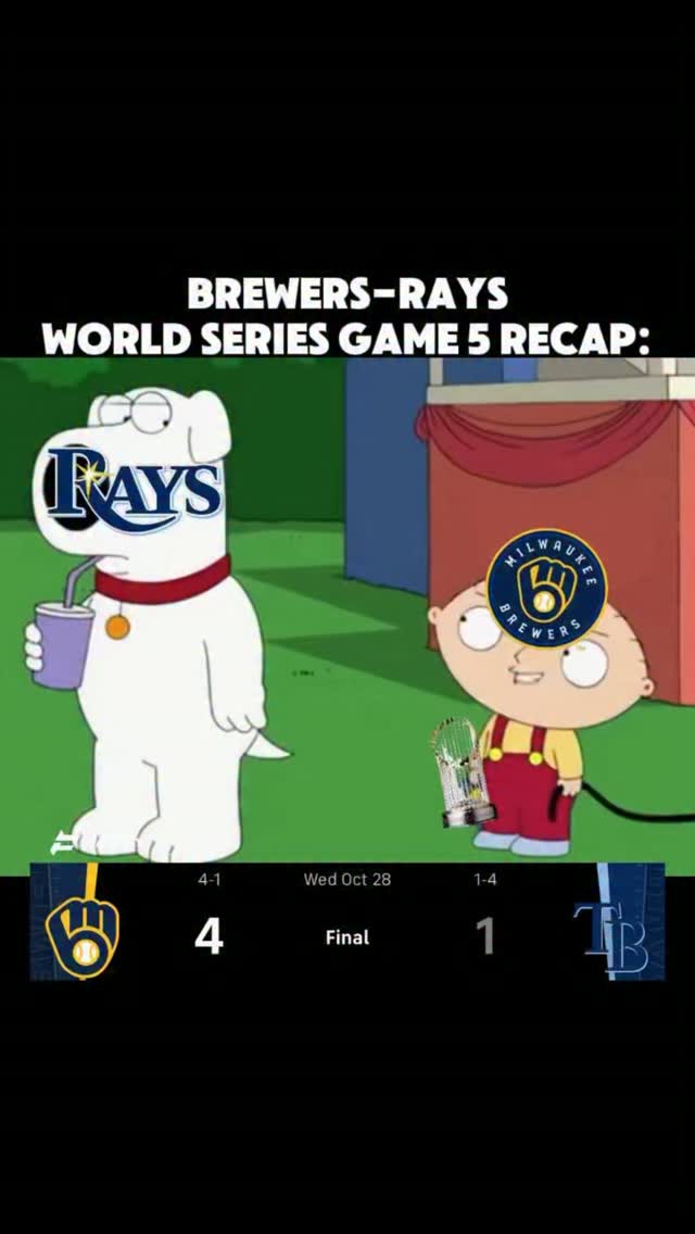 Brewers-Rays World Series Game 5 Re...