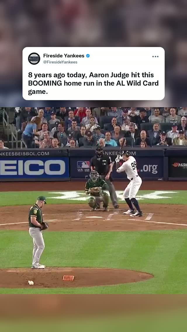 Aaron Judge's booming AL Wild Card ...