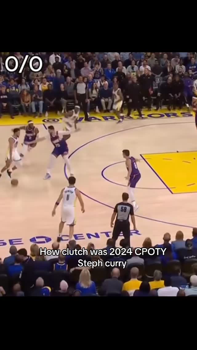 Steph Curry named 2024 Clutch Playe...