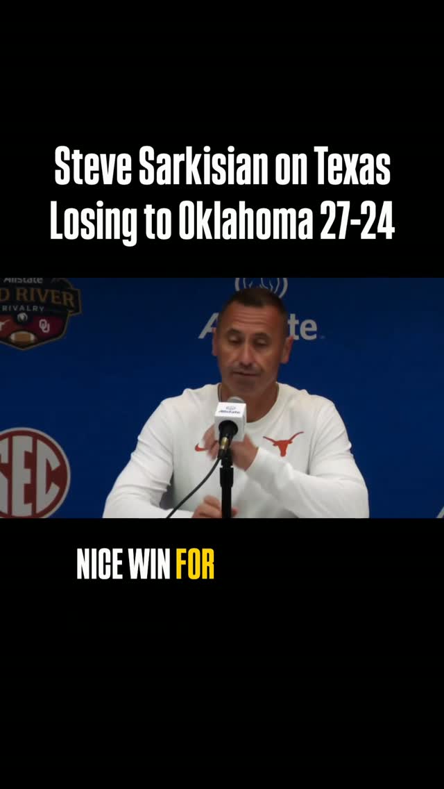 Steve Sarkisian on Texas Losing to ...