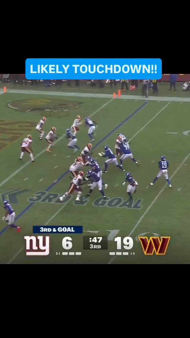 Giants find the end zone against Wa...