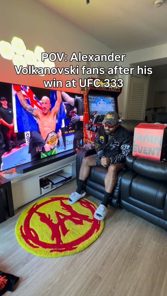 POV: Alexander Volkanovski fans aft... on MILLIONS POV: Alexander Volkanovski fans aft...