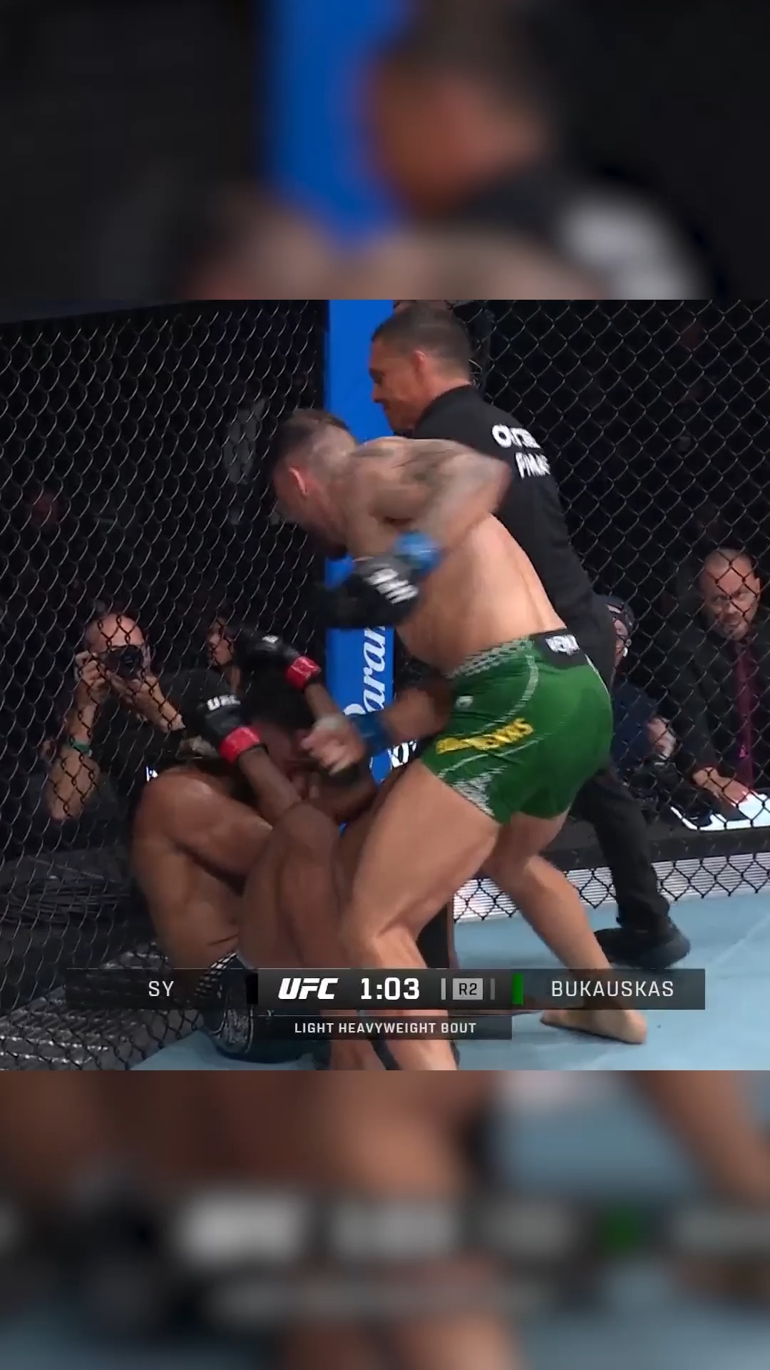 Modestas Bukauskas stops Oumar Sy w...