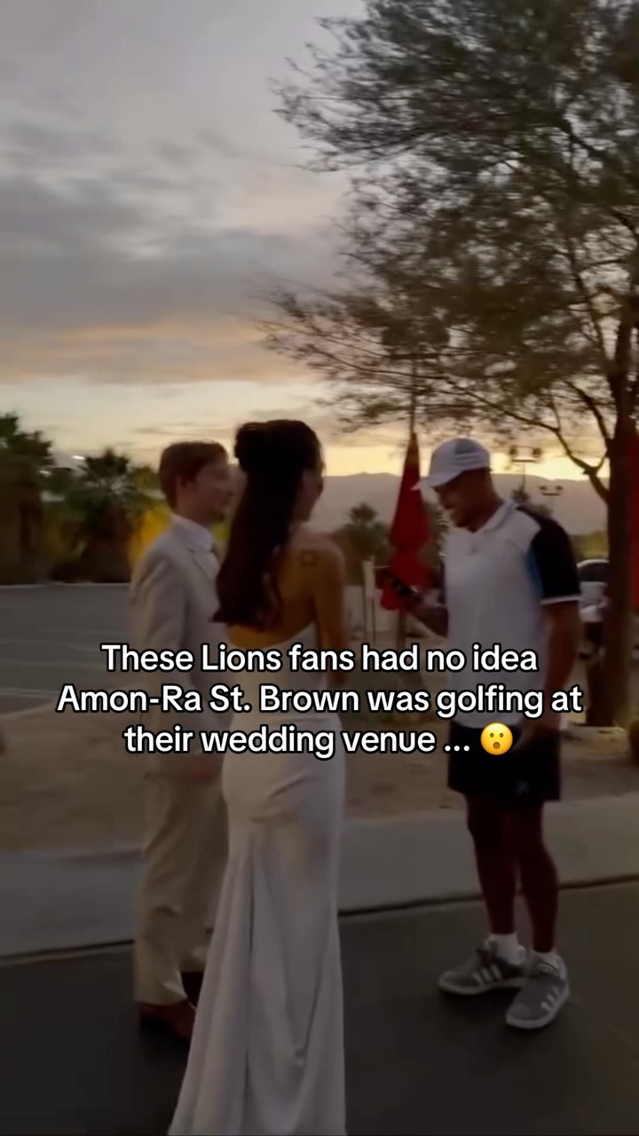 Amon-Ra St. Brown surprises fans at...