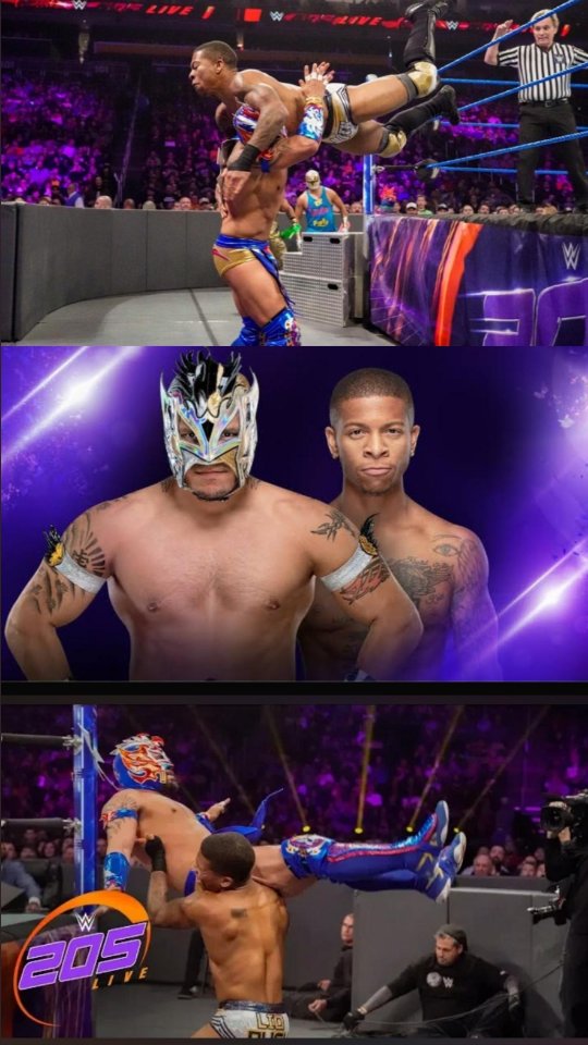 Kalisto vs Lio Rush in WWE 205 Live