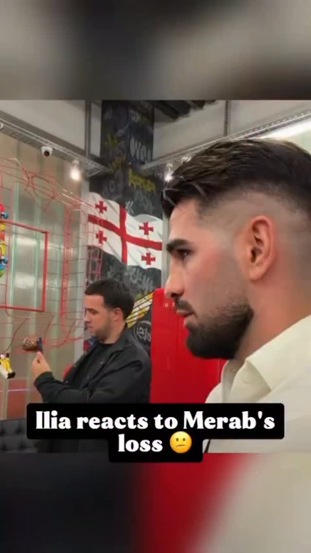 Ilia Topuria reacts to Merab Dvalis... on MILLIONS Ilia Topuria reacts to Merab Dvalis...