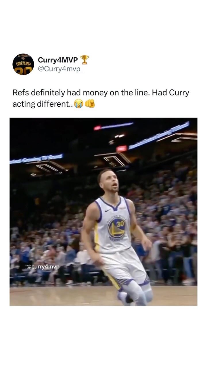 Steph Curry's reaction to no-calls ...