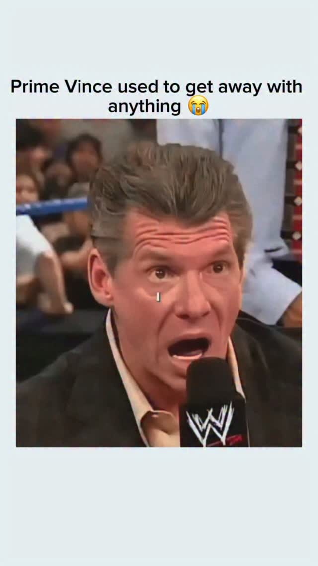 Prime Vince McMahon: "Used to get a...