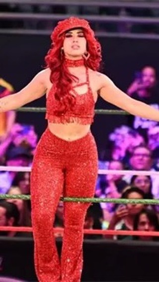 NXT's La Catalina in the ring