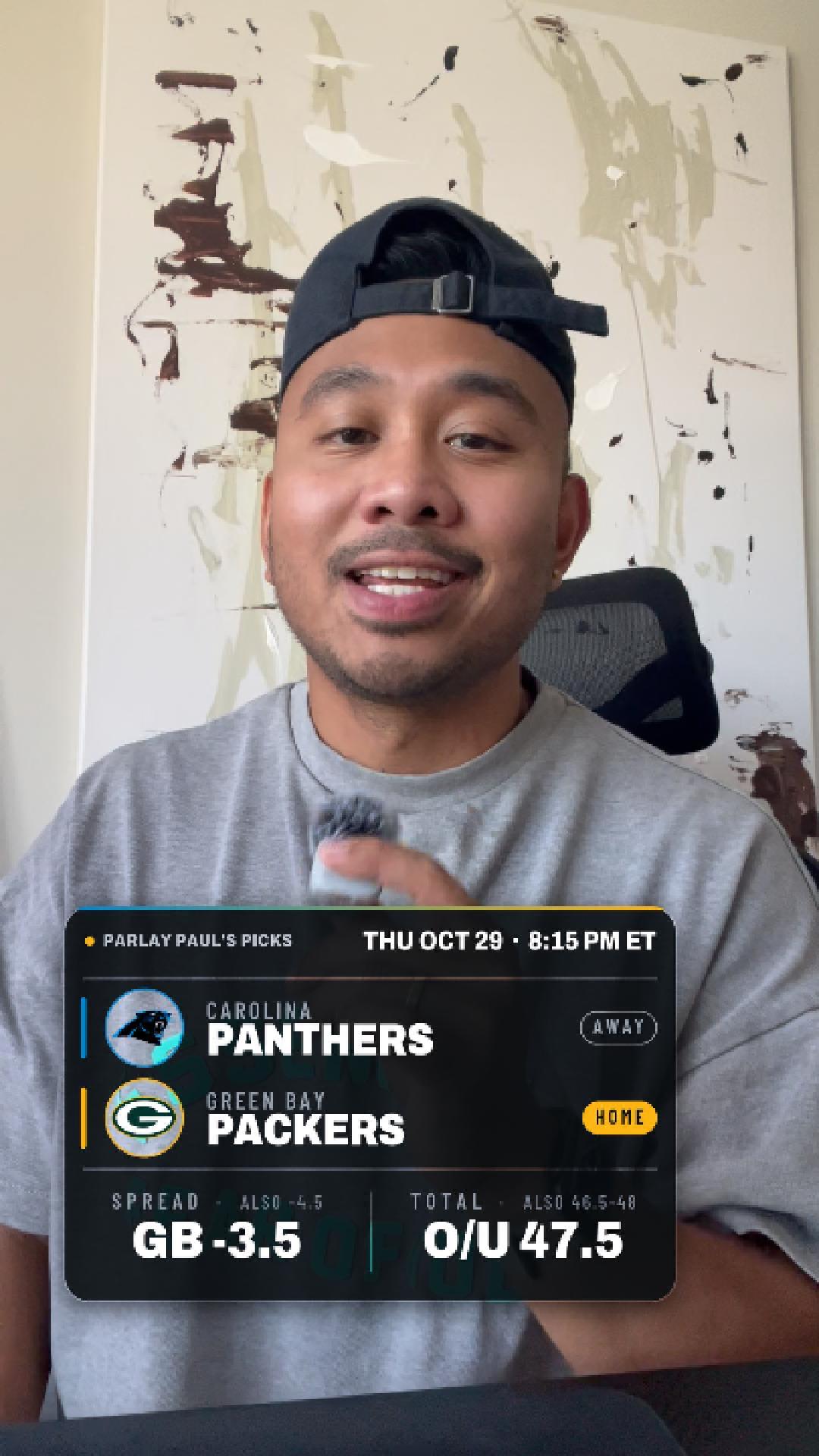 Panthers vs Packers: Parlay Paul's ... on MILLIONS Panthers vs Packers: Parlay Paul's ...