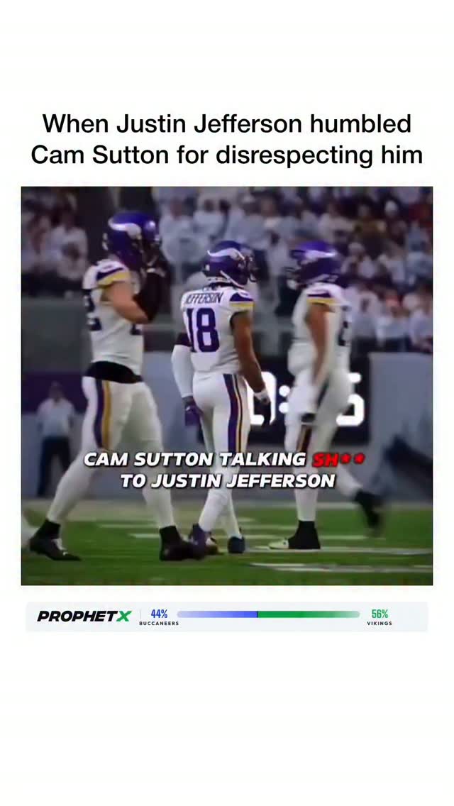 When Justin Jefferson humbled Cam S... on MILLIONS When Justin Jefferson humbled Cam S...