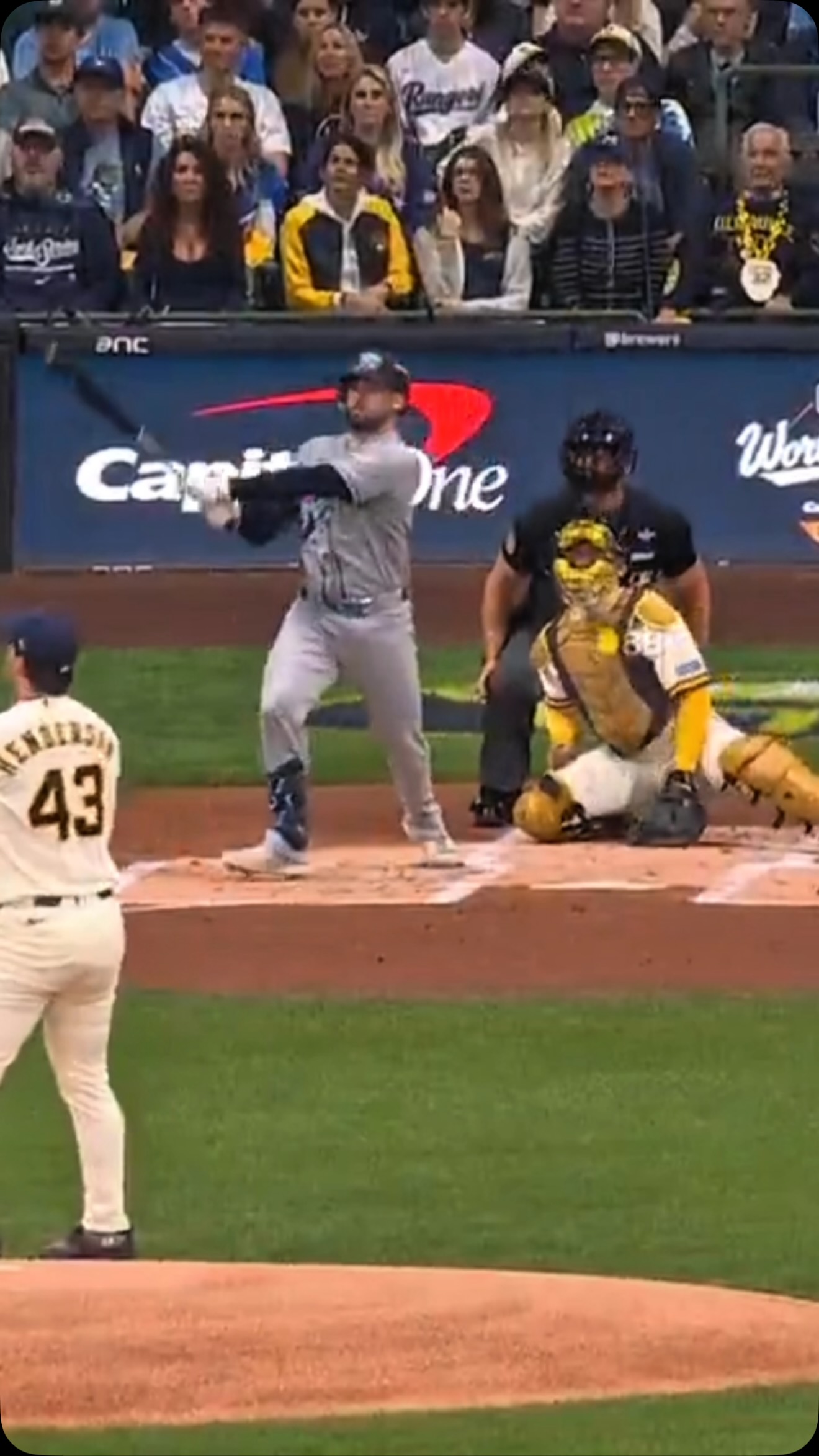 Liam Hicks hits a two-run homer in ...