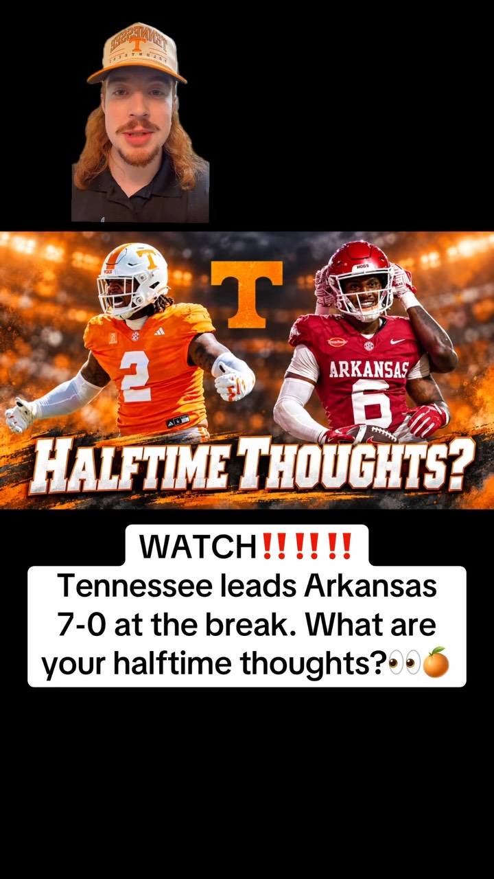 Halftime Thoughts: Tennessee leads ... on MILLIONS Halftime Thoughts: Tennessee leads ...