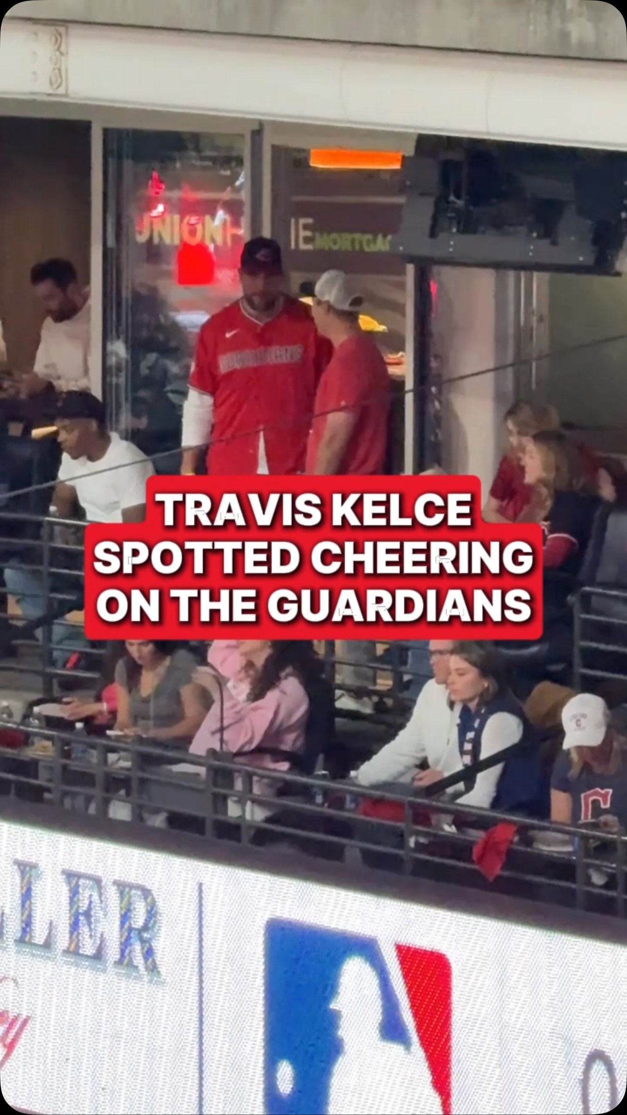 Travis Kelce Spotted Cheering on th...