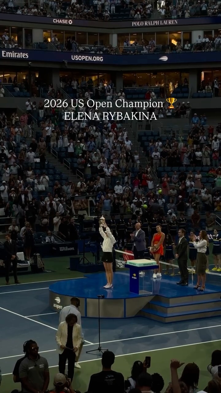 Elena Rybakina crowned 2026 US Open...