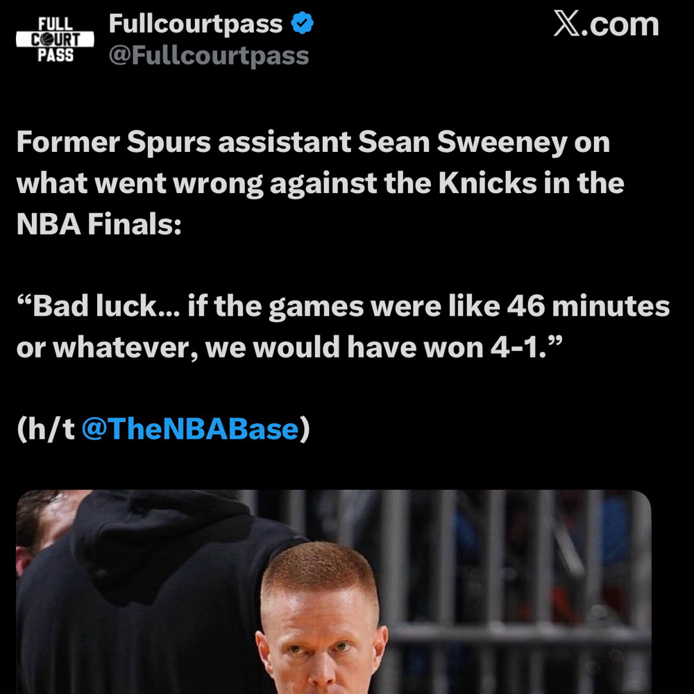 The Spurs Win If They Don’t Lose 😭...