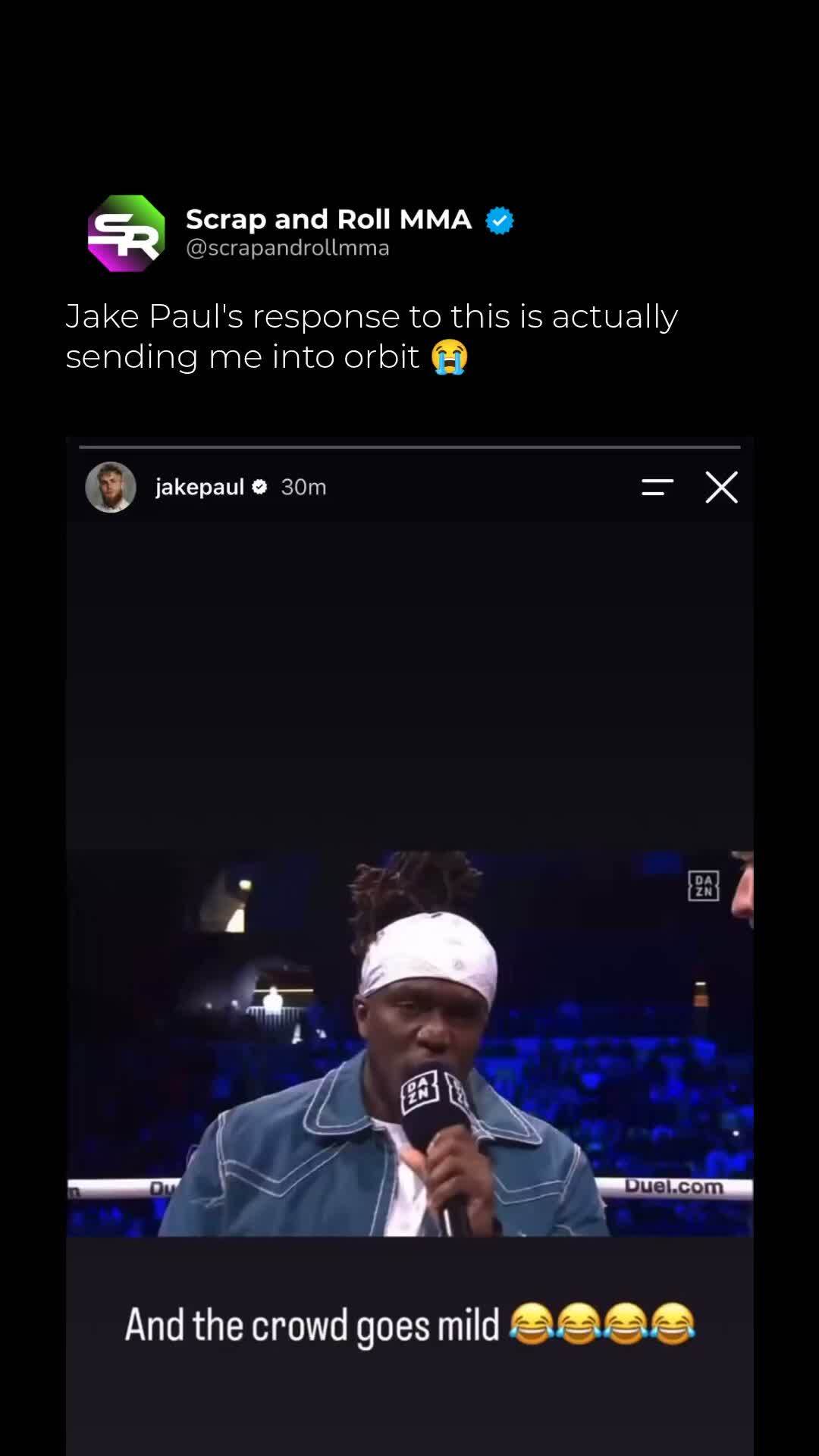 KSI's mic grab and Jake Paul's 'cro... on MILLIONS KSI's mic grab and Jake Paul's 'cro...