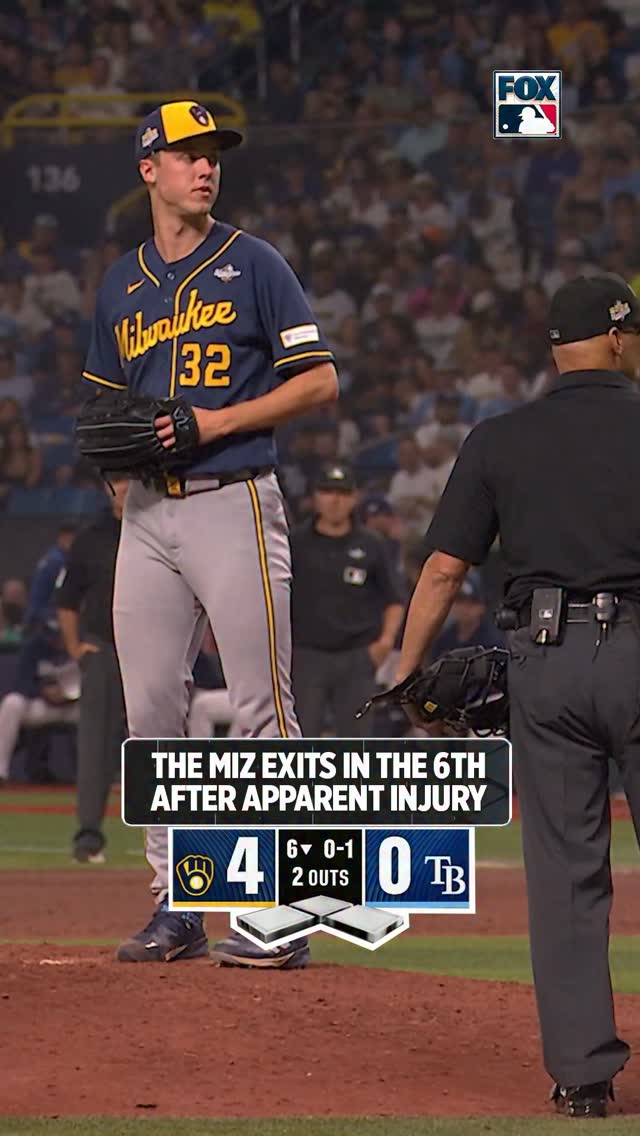 Jacob Misiorowski exits game in 6th...