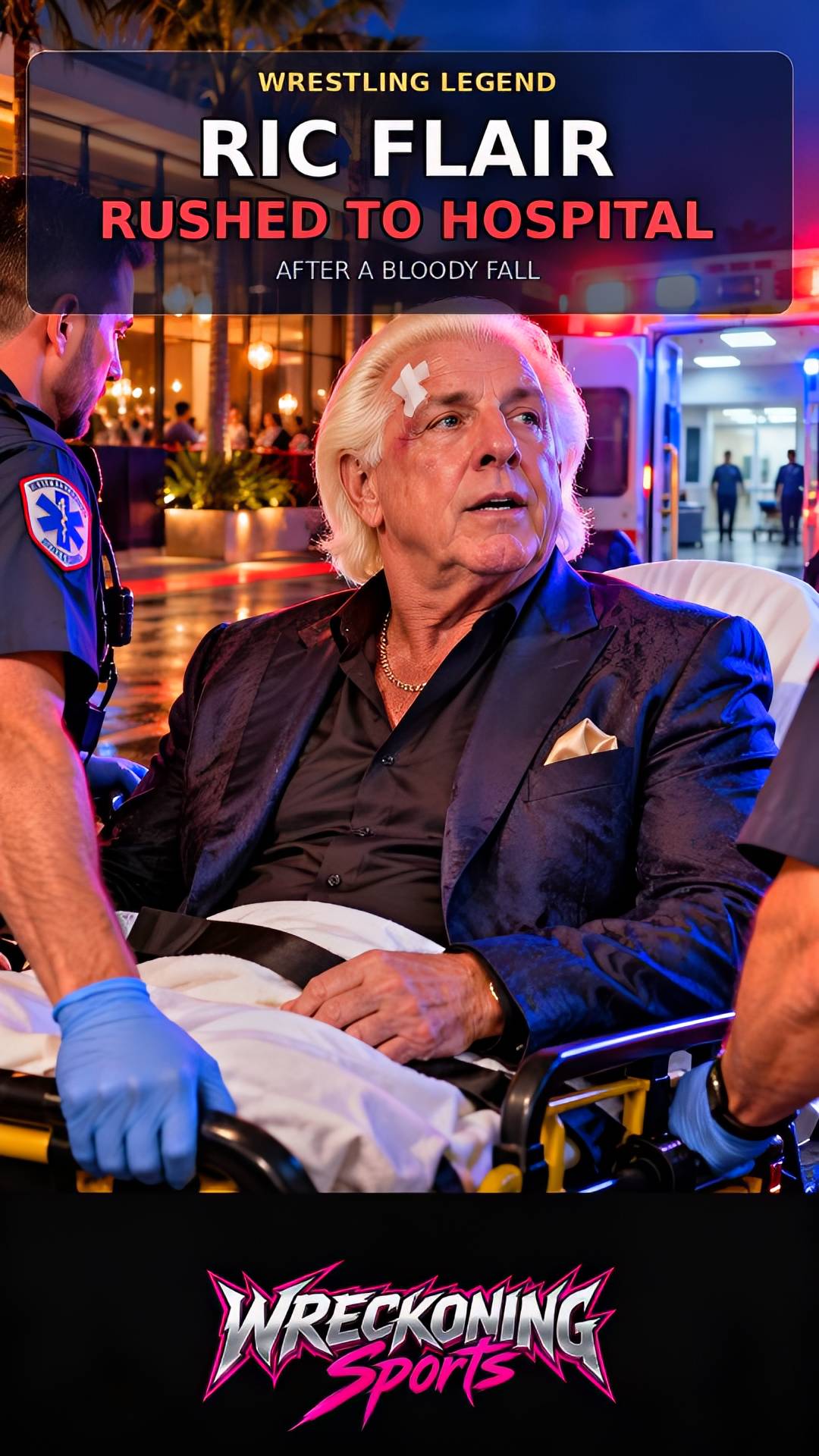 Wrestling Legend Ric Flair Rushed t...