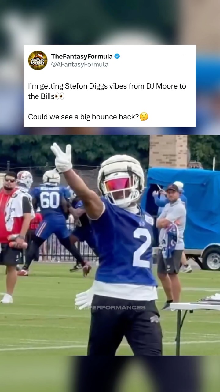 Josh Allen and DJ Moore building st... on MILLIONS Josh Allen and DJ Moore building st...
