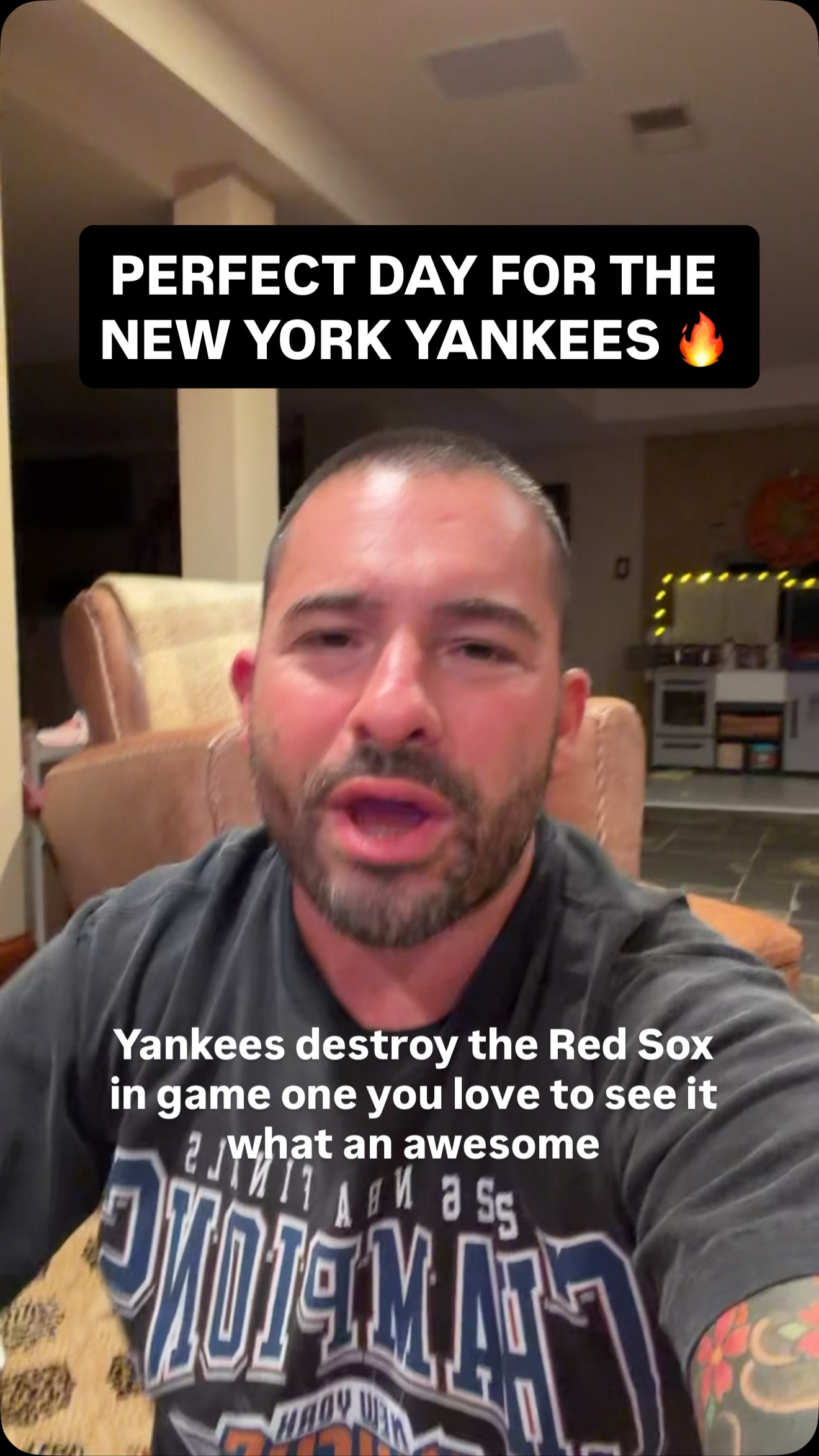 A perfect day for the New York Yank...