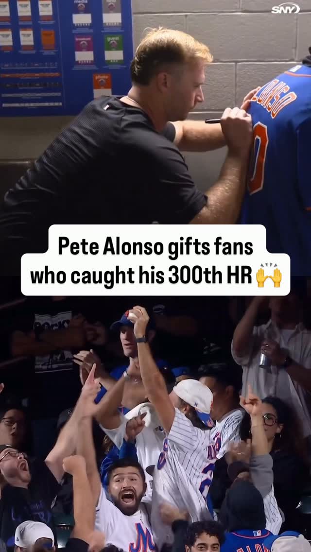 Pete Alonso Gifts Fans Who Caught H... on MILLIONS Pete Alonso Gifts Fans Who Caught H...
