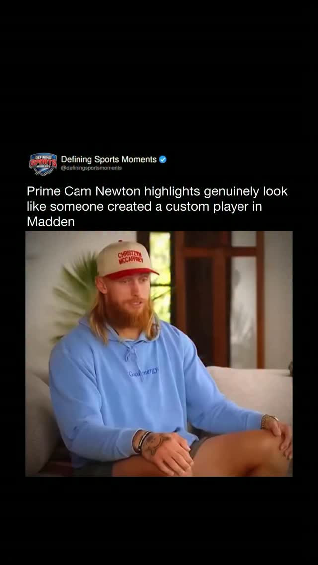 Cam Newton highlights look like a c...