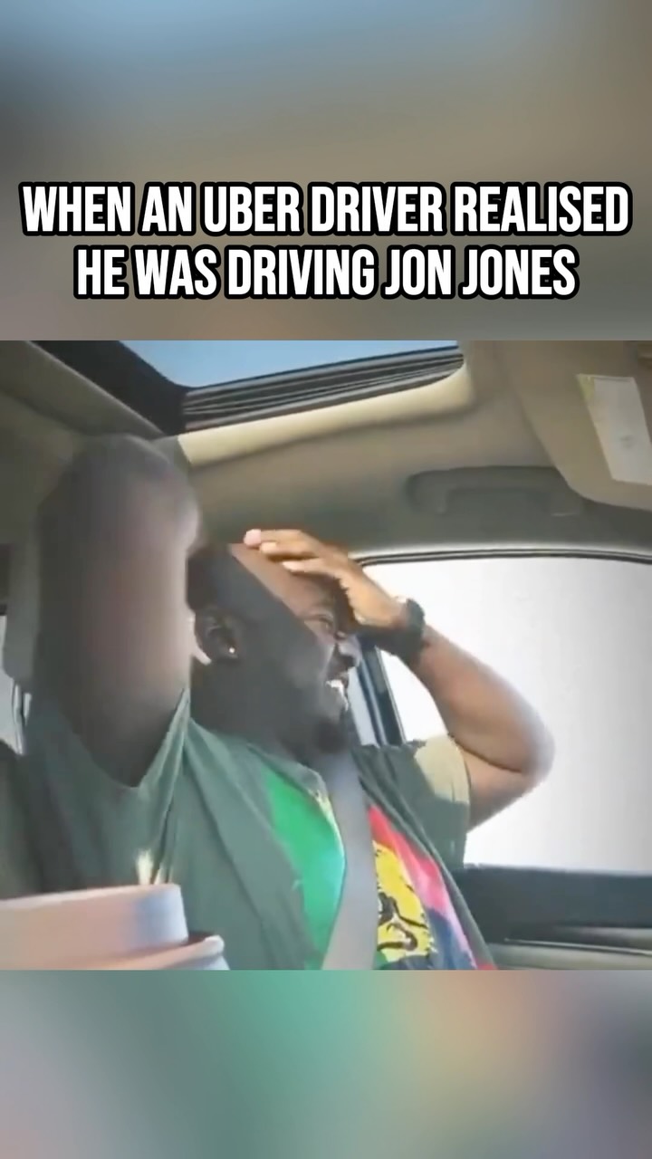 Uber driver reacts to driving Jon J...