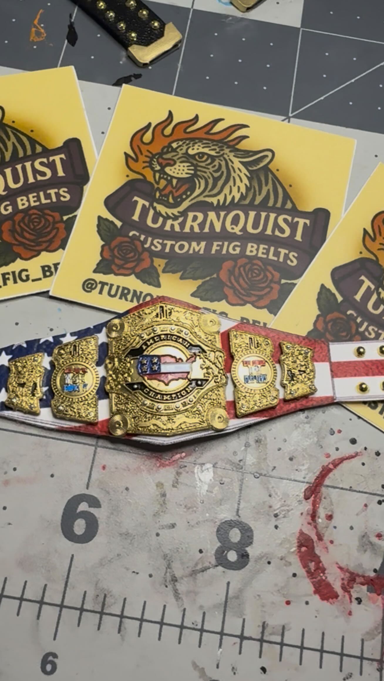 Custom American Champion wrestling ...