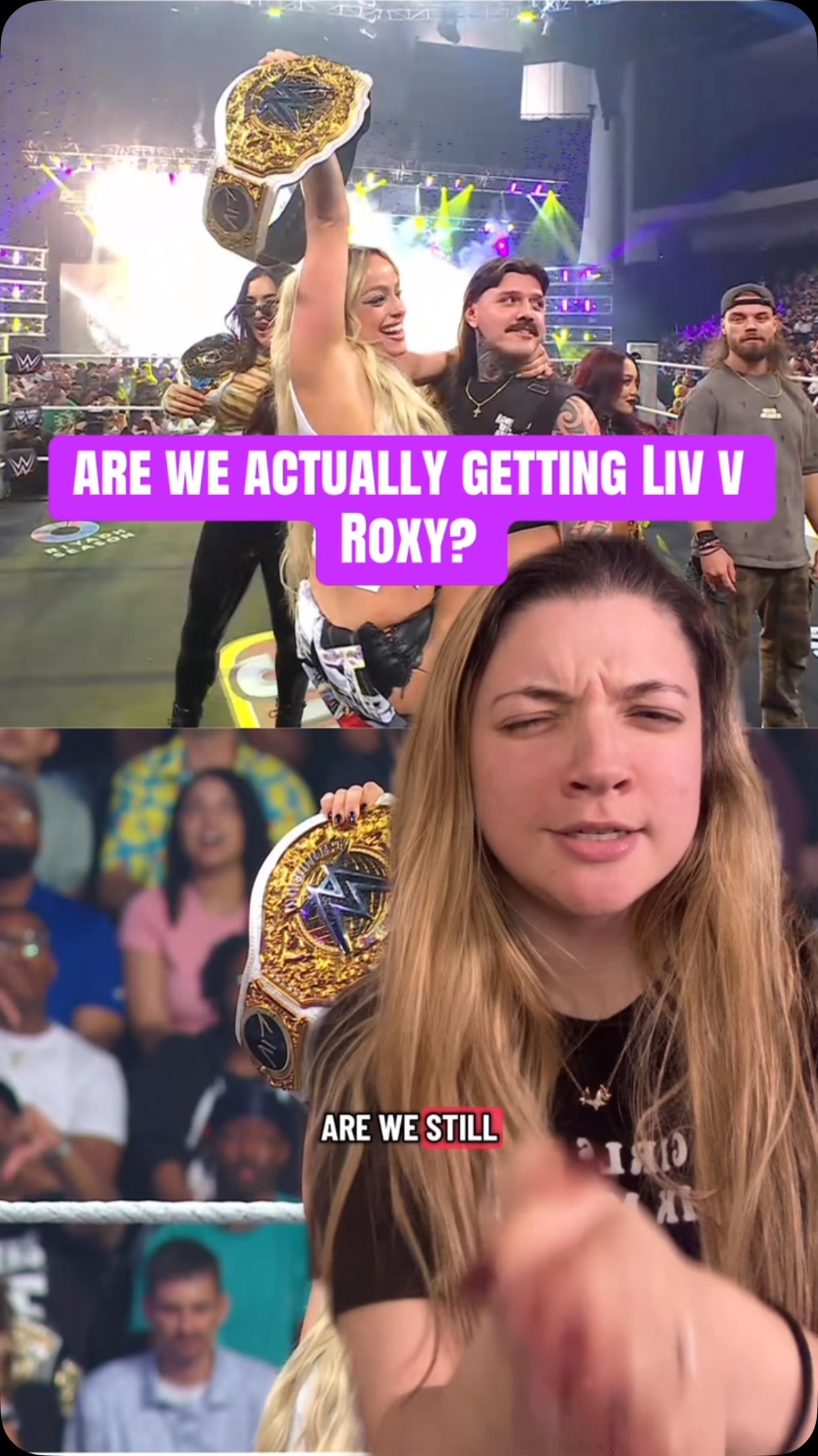 Are we actually getting Liv vs Roxy... on MILLIONS Are we actually getting Liv vs Roxy...