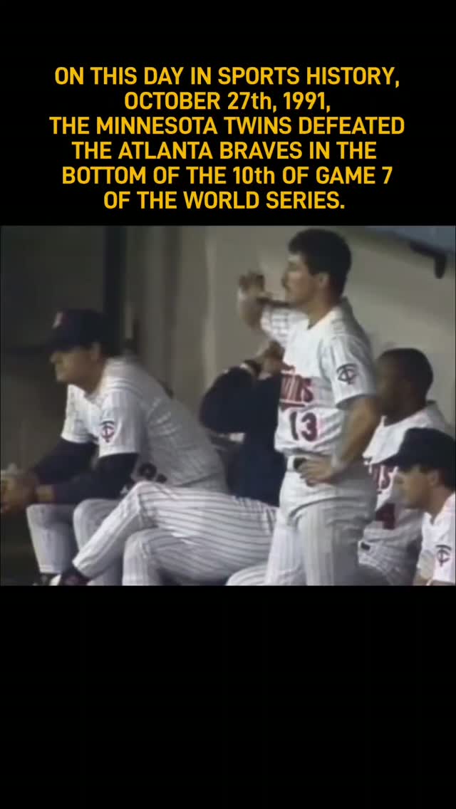 On this day in 1991, the Minnesota ...