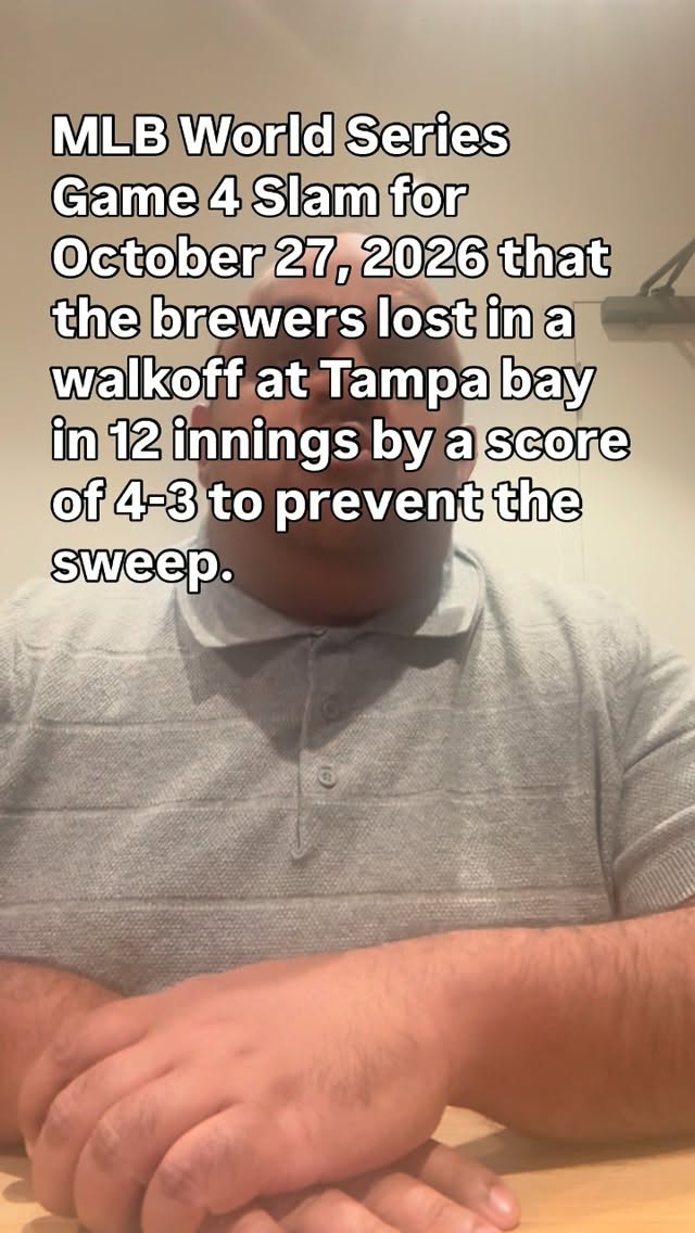Brewers lose Game 4 of World Series... on MILLIONS Brewers lose Game 4 of World Series...