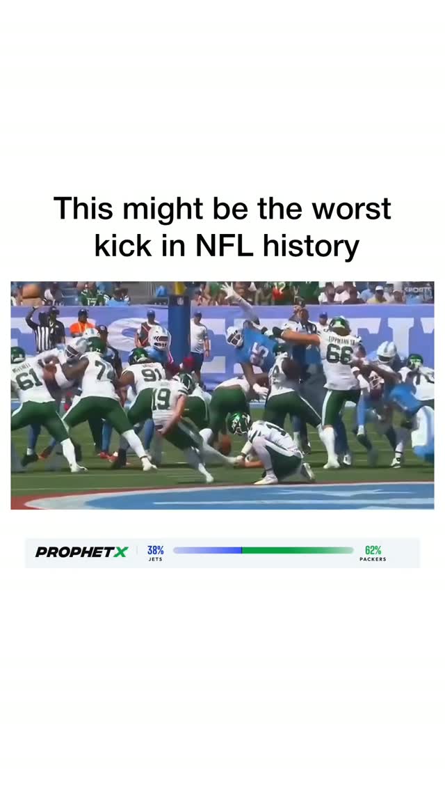 Worst kick in NFL history? Jason Sa...