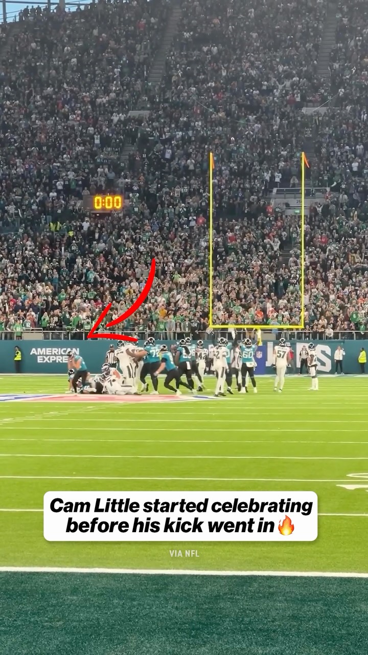 Cam Little starts celebrating his g...