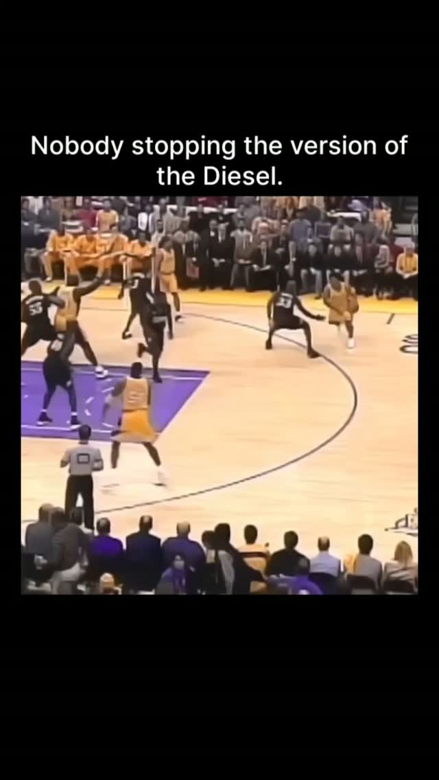 The Diesel dominates on the court