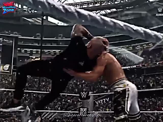 Randy Orton delivers RKO to Cody Rh...