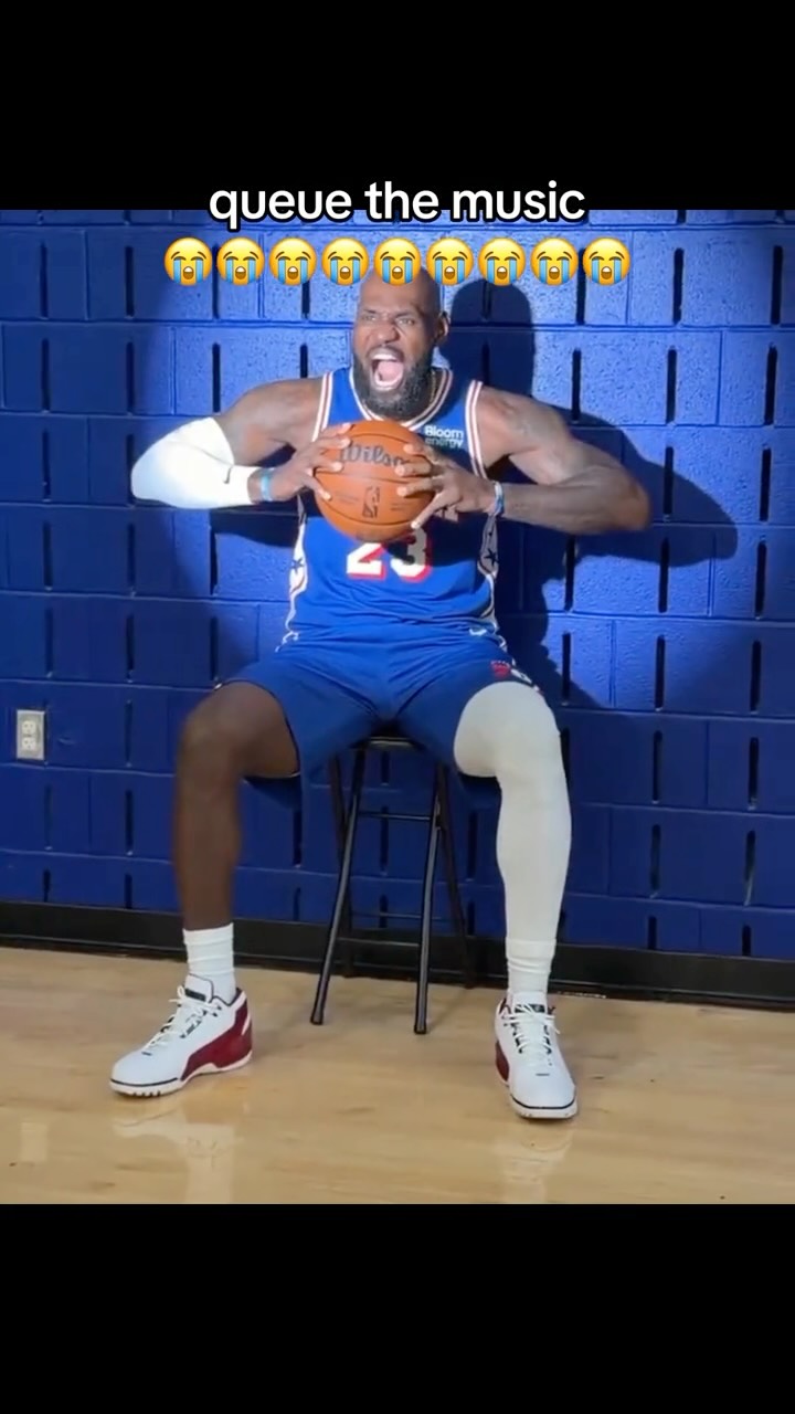 LeBron James screams with a basketb... on MILLIONS LeBron James screams with a basketb...
