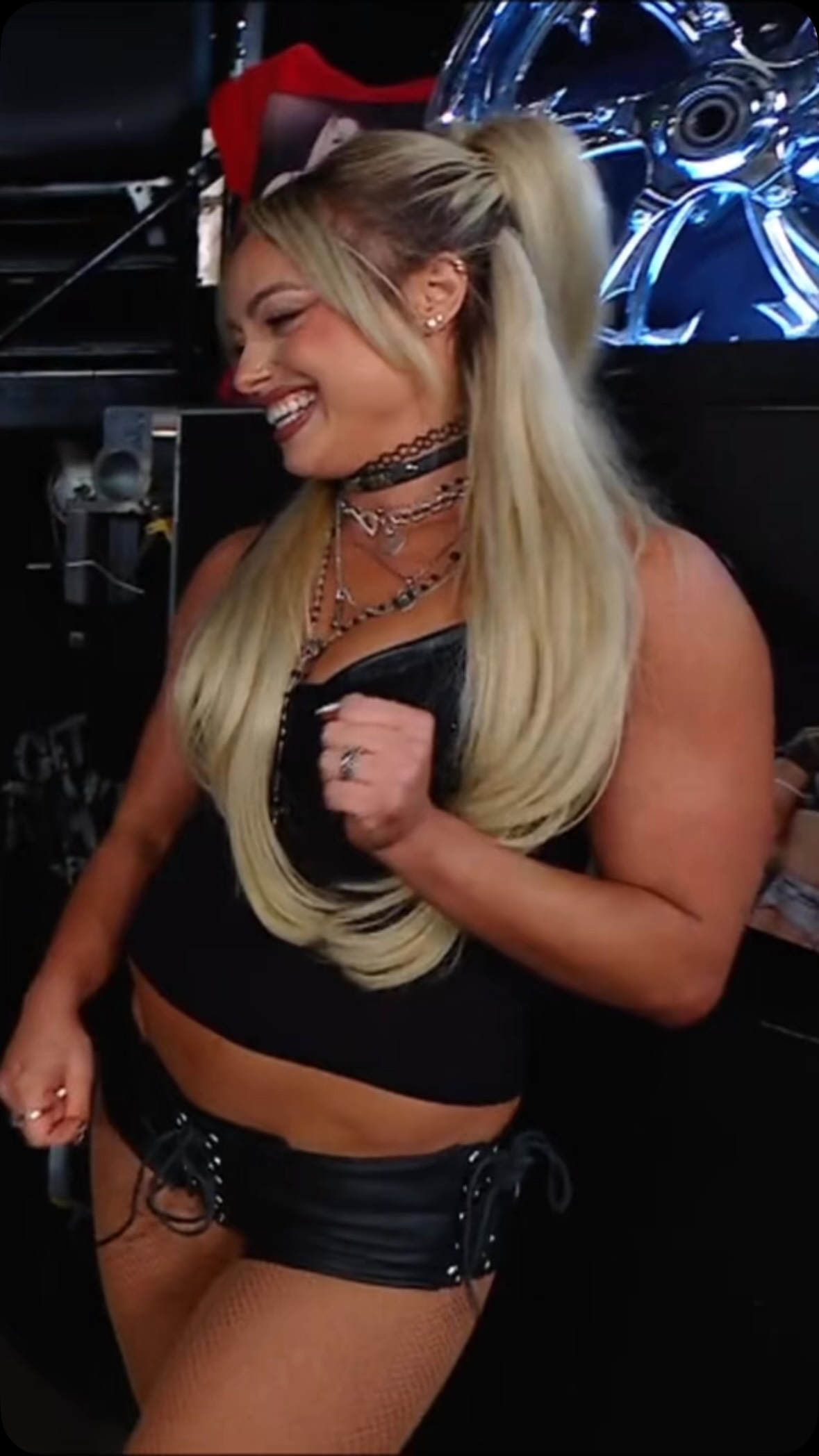 Liv Morgan strikes a pose on MILLIONS Liv Morgan strikes a pose
