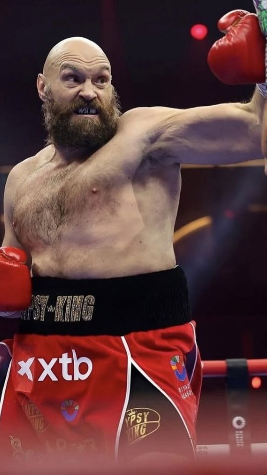Tyson Fury, The Gypsy King, in the ...