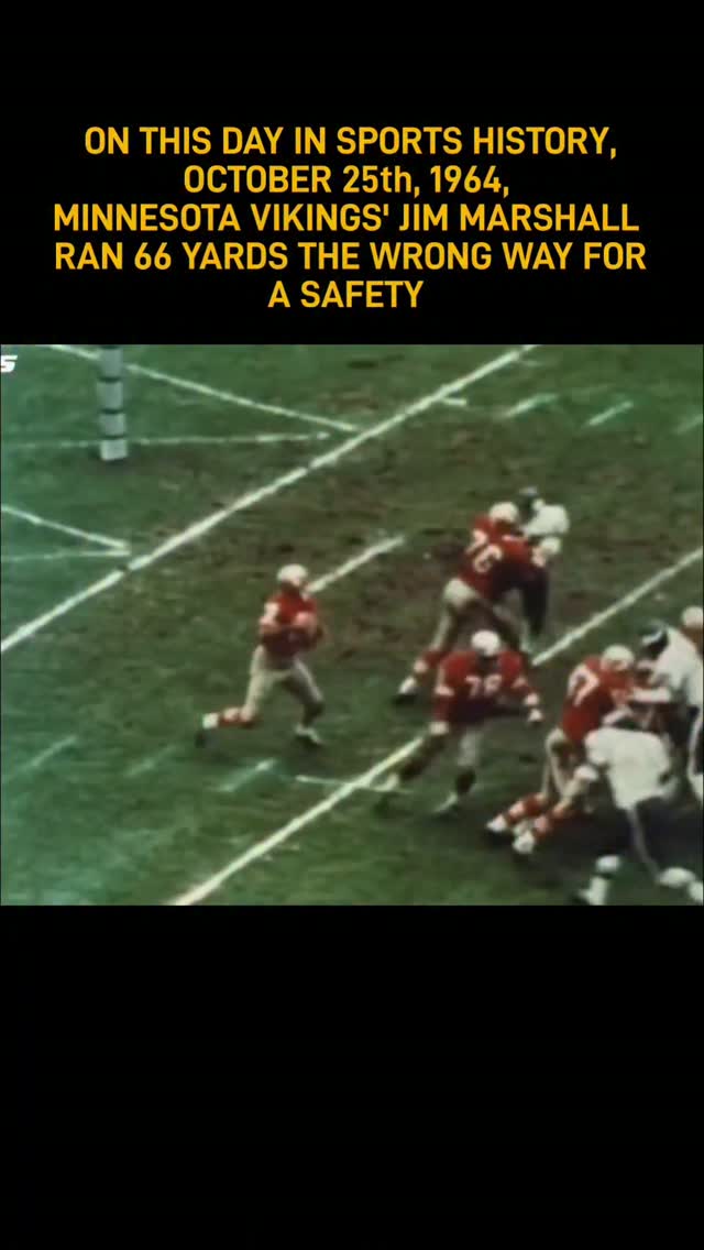 Jim Marshall's Legendary Wrong-Way ...