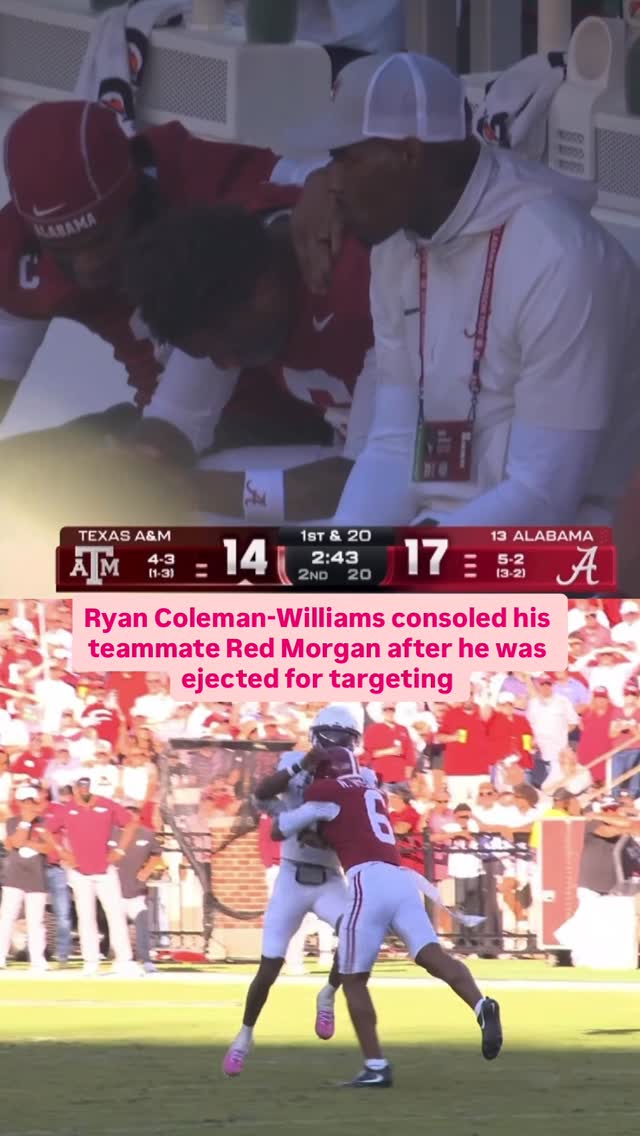 Ryan Coleman-Williams consoles Red ...