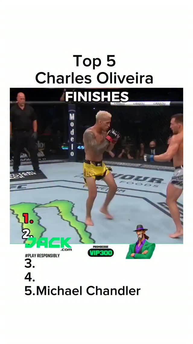 Top 5 Charles Oliveira Finishes in ...