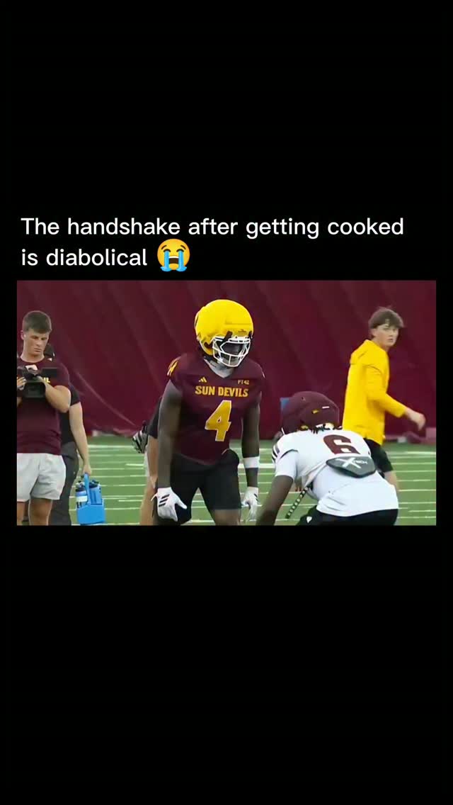 Arizona State Football Handshake Mo...