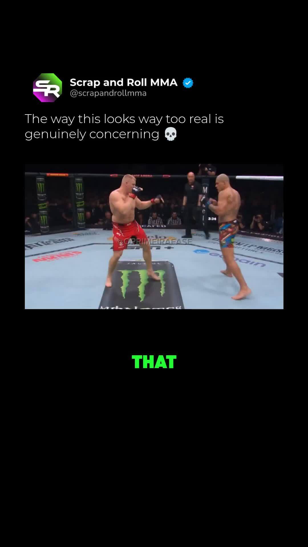 AI edit of Poatan getting KO'd by P...