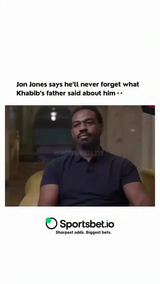 Jon Jones on Khabib's Father's Last...