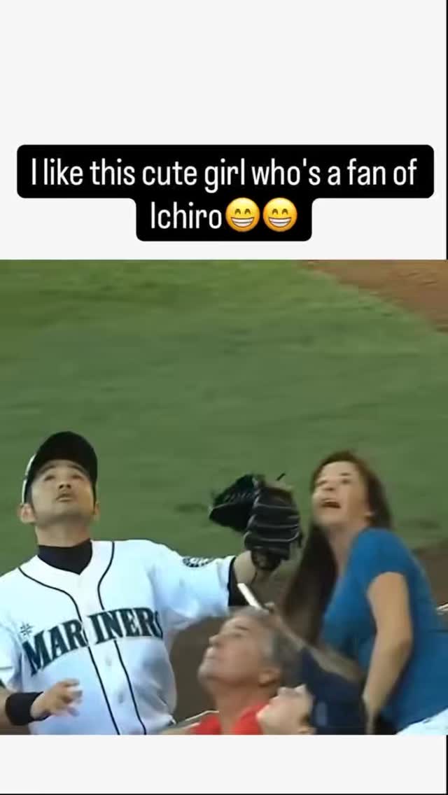 Ichiro Suzuki fan's excited reactio...